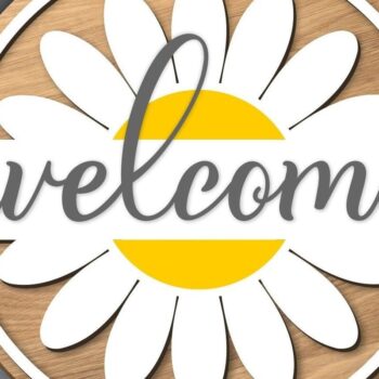 Intra απο ξύλο plywood 3mm-4mm πάχος – Καλοκαιρινό σημάδι καλωσορίσματος Δίασταση  20x20 cm INTRAFABR-31854621 - Image 1