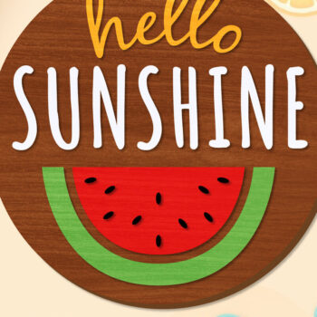 Intra απο ξύλο plywood 3mm-4mm πάχος – Summer Welcome Sign Lasercut Δίασταση  40x30 cm INTRAFABR-118235161 - Image 3