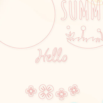 Intra απο ξύλο plywood 3mm-4mm πάχος – Summer Welcome Sign Lasercut Δίασταση  40x30 cm INTRAFABR-118235093 - Image 2