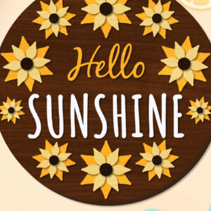 Intra απο ξύλο plywood 3mm-4mm πάχος – Summer Welcome Sign Lasercut Δίασταση  40x30 cm INTRAFABR-118235097