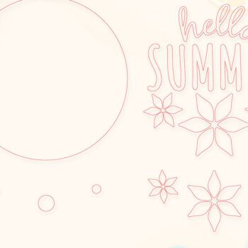 Intra απο ξύλο plywood 3mm-4mm πάχος – Summer Welcome Sign Lasercut Δίασταση  40x30 cm INTRAFABR-118235103 - Image 2