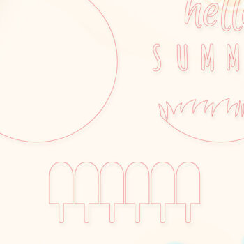 Intra απο ξύλο plywood 3mm-4mm πάχος – Summer Welcome Sign Lasercut Δίασταση  40x30 cm INTRAFABR-118235113 - Image 2