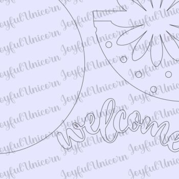 Intra απο ξύλο plywood 3mm-4mm πάχος – Καλοκαιρινό σημάδι καλωσορίσματος Δίασταση  20x20 cm INTRAFABR-31677827 - Image 3