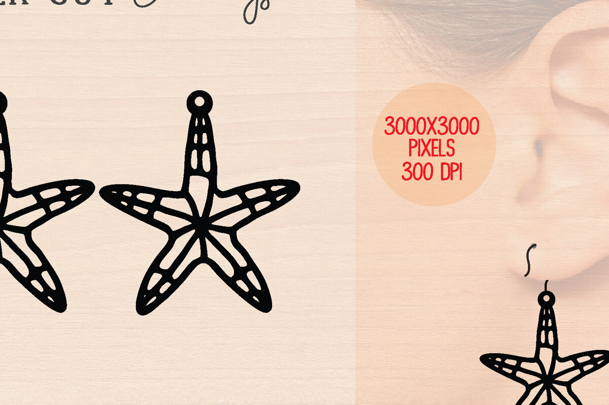 Intra απο ξύλο plywood 3mm-4mm πάχος – Καλοκαιρινά Ξύλινα Σκουλαρίκια Δίασταση  5x5 cm INTRAFABR-120863522