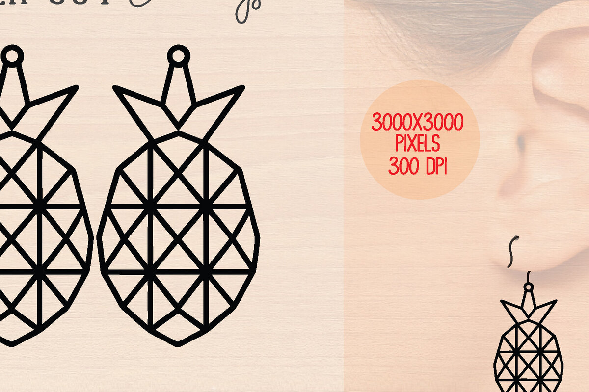 Intra απο ξύλο plywood 3mm-4mm πάχος – Καλοκαιρινά Ξύλινα Σκουλαρίκια Δίασταση  5x5 cm INTRAFABR-120863558