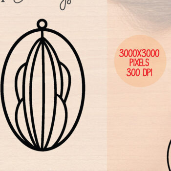 Intra απο ξύλο plywood 3mm-4mm πάχος – Καλοκαιρινά Ξύλινα Σκουλαρίκια Δίασταση  5x5 cm INTRAFABR-120898950 - Image 1