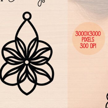 Intra απο ξύλο plywood 3mm-4mm πάχος – Καλοκαιρινά Ξύλινα Σκουλαρίκια Δίασταση  5x5 cm INTRAFABR-120899058 - Image 1