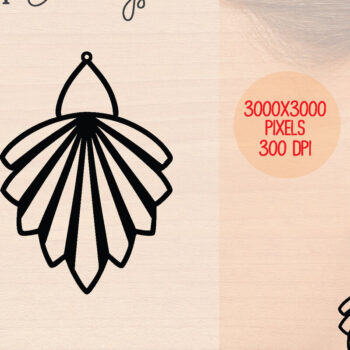 Intra απο ξύλο plywood 3mm-4mm πάχος – Καλοκαιρινά Ξύλινα Σκουλαρίκια Δίασταση  5x5 cm INTRAFABR-120899279 - Image 1