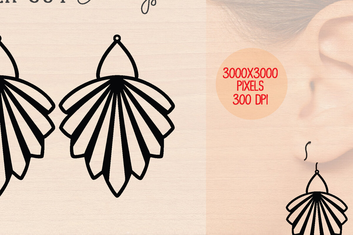 Intra απο ξύλο plywood 3mm-4mm πάχος – Καλοκαιρινά Ξύλινα Σκουλαρίκια Δίασταση  5x5 cm INTRAFABR-120899279