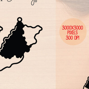 Intra απο ξύλο plywood 3mm-4mm πάχος – Καλοκαιρινά Ξύλινα Σκουλαρίκια Δίασταση  5x5 cm INTRAFABR-120899567 - Image 1