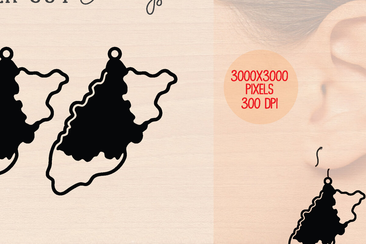 Intra απο ξύλο plywood 3mm-4mm πάχος – Καλοκαιρινά Ξύλινα Σκουλαρίκια Δίασταση  5x5 cm INTRAFABR-120899567