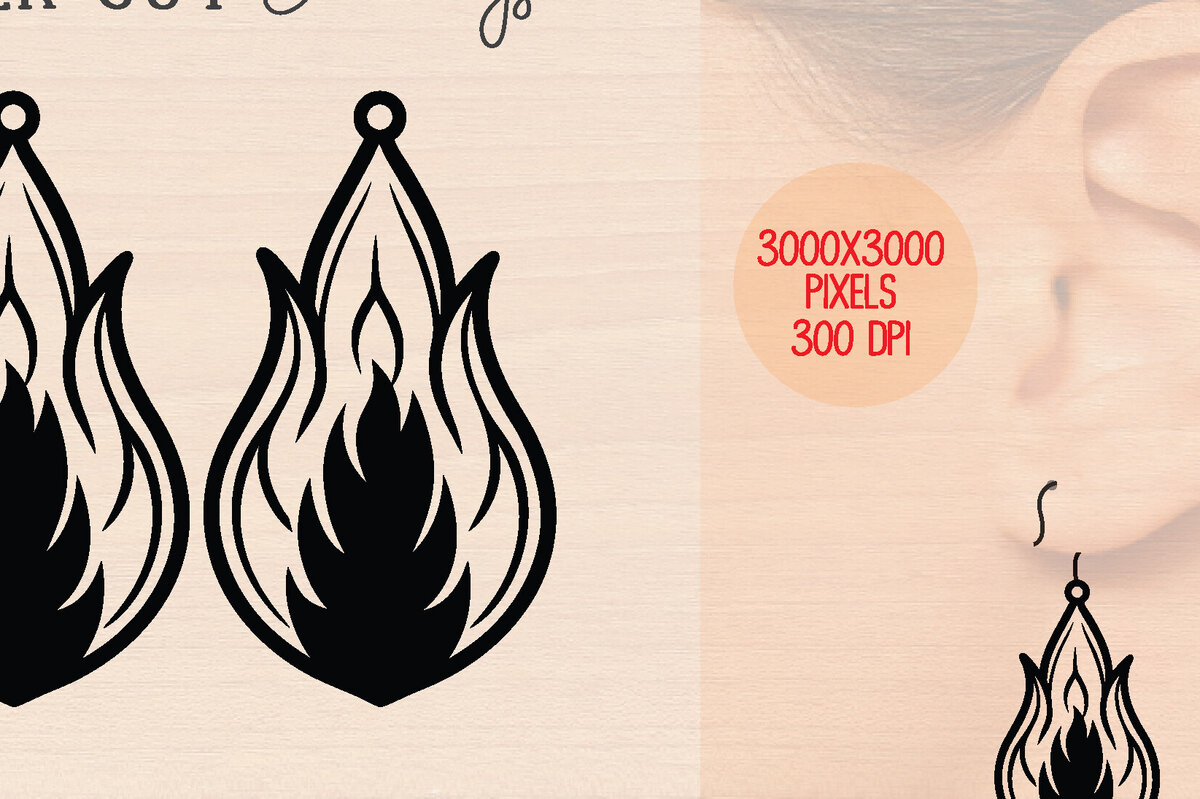 Intra απο ξύλο plywood 3mm-4mm πάχος – Καλοκαιρινά Ξύλινα Σκουλαρίκια Δίασταση  5x5 cm INTRAFABR-120899605