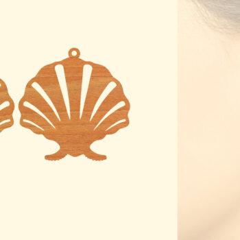 Intra απο ξύλο plywood 3mm-4mm πάχος – Καλοκαιρινά Ξύλινα Σκουλαρίκια Δίασταση  5x5 cm INTRAFABR-96803161 - Image 1