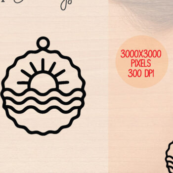 Intra απο ξύλο plywood 3mm-4mm πάχος – Καλοκαιρινά Ξύλινα Σκουλαρίκια Δίασταση  5x5 cm INTRAFABR-120899978 - Image 1