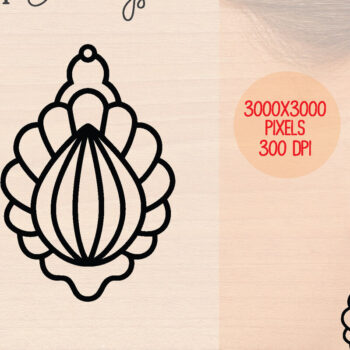 Intra απο ξύλο plywood 3mm-4mm πάχος – Καλοκαιρινά Ξύλινα Σκουλαρίκια Δίασταση  5x5 cm INTRAFABR-120863351 - Image 1