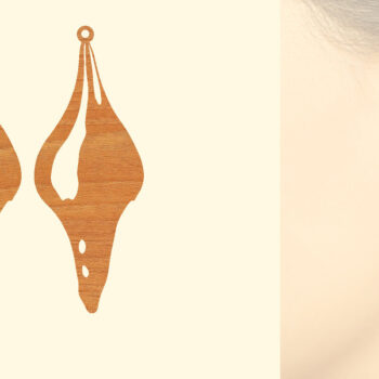 Intra απο ξύλο plywood 3mm-4mm πάχος – Καλοκαιρινά Ξύλινα Σκουλαρίκια Δίασταση  5x5 cm INTRAFABR-96803053 - Image 1