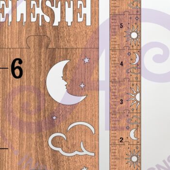 Intra απο ξύλο plywood 3mm-4mm πάχος – Ήλιος και Σελήνη Παιδικό Ύψος στο Imperial Δίασταση 20x20 cm INTRAFABR-124950125 - Image 1