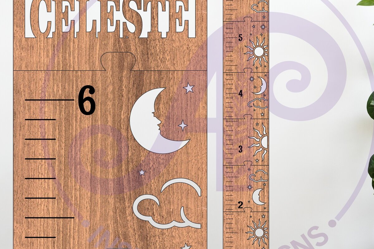 Intra απο ξύλο plywood 3mm-4mm πάχος – Ήλιος και Σελήνη Παιδικό Ύψος στο Imperial Δίασταση  20x20 cm INTRAFABR-124950125