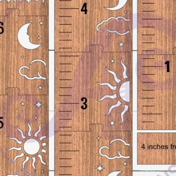 Intra απο ξύλο plywood 3mm-4mm πάχος – Ήλιος και Σελήνη Παιδικό Ύψος στο Imperial Δίασταση 20x20 cm INTRAFABR-124950125 - Image 3