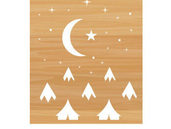 Intra απο ξύλο plywood 3mm-4mm πάχος – Sun and Moon Mountain Wall Art Δίασταση  40x30 cm INTRAFABR-68048389 - Image 2