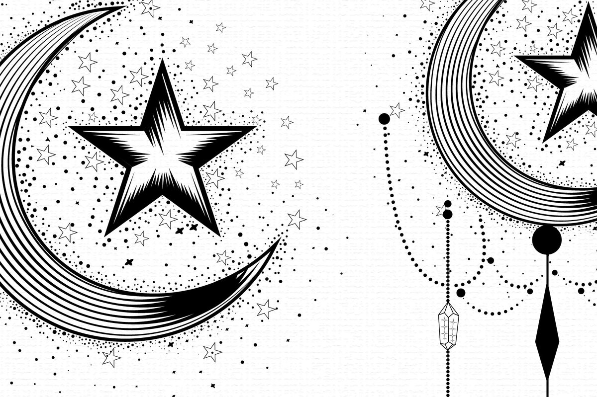 Intra απο ξύλο plywood 3mm-4mm πάχος – Ήλιος και Σελήνη, Boho, Ουράνιος Δίασταση  20x20 cm INTRAFABR-76404240