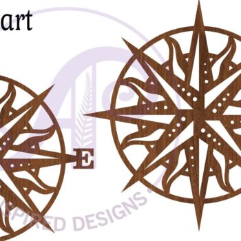 Intra απο ξύλο plywood 3mm-4mm πάχος – Επιγραφή τοίχου Sun Compass, Αρχείο. Δίασταση  40x30 cm INTRAFABR-81153424 - Image 5
