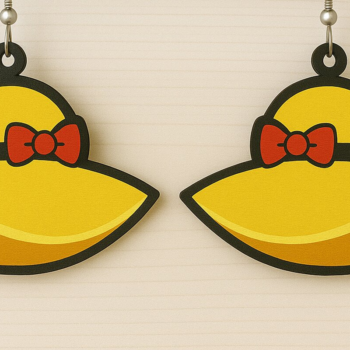 Intra απο ξύλο plywood 3mm-4mm πάχος – Σκουλαρίκια με καπέλο ηλίου Δίασταση 5x5 cm INTRAFABR-123080698 - Image 1