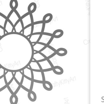 Intra απο ξύλο plywood 3mm-4mm πάχος – Sun Logo Sunny Weather Papercut File Δίασταση  20x20 cm INTRAFABR-24713982 - Image 2