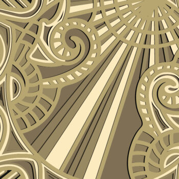 Intra απο ξύλο plywood 3mm-4mm πάχος – Sun Mandala Multilayer/Lasercut Δίασταση  20x20 cm INTRAFABR-66501225 - Image 3