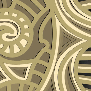 Intra απο ξύλο plywood 3mm-4mm πάχος – Sun Mandala Multilayer/Lasercut Δίασταση  20x20 cm INTRAFABR-66501225 - Image 5