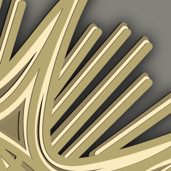 Intra απο ξύλο plywood 3mm-4mm πάχος – Sun Mandala Multilayer/Lasercut Δίασταση  20x20 cm INTRAFABR-66501225 - Image 8