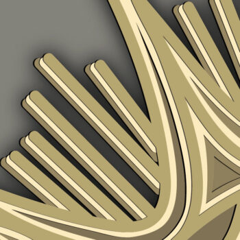 Intra απο ξύλο plywood 3mm-4mm πάχος – Sun Mandala Multilayer/Lasercut Δίασταση  20x20 cm INTRAFABR-66501225 - Image 9