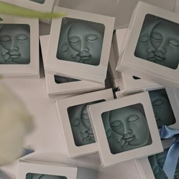 Intra απο ξύλο plywood 3mm-4mm πάχος – Πρότυπο κουτιού σαπουνιού προσώπου Ήλιου & Σελήνης Δίασταση 20x20 cm INTRAFABR-72379630 - Image 1