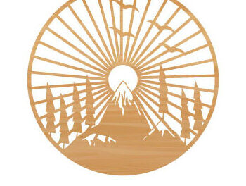 Intra απο ξύλο plywood 3mm-4mm πάχος – Sun Moon File Art Laser τοίχου Δίασταση 40x30 cm INTRAFABR-68835104 - Image 2