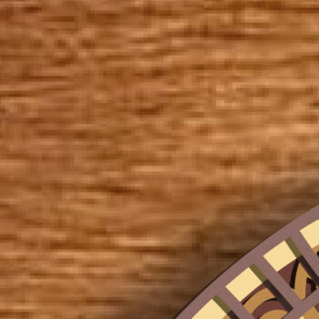 Intra απο ξύλο plywood 3mm-4mm πάχος – Sun Moon Multilayer/Lasercut/Paper Δίασταση  20x20 cm INTRAFABR-86752022 - Image 7