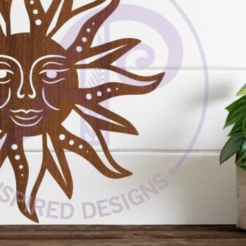 Intra απο ξύλο plywood 3mm-4mm πάχος – Επιγραφή Sun Wall Art, Αρχείο. Διάνυσμα Δίασταση 40x30 cm INTRAFABR-105602838 - Image 1