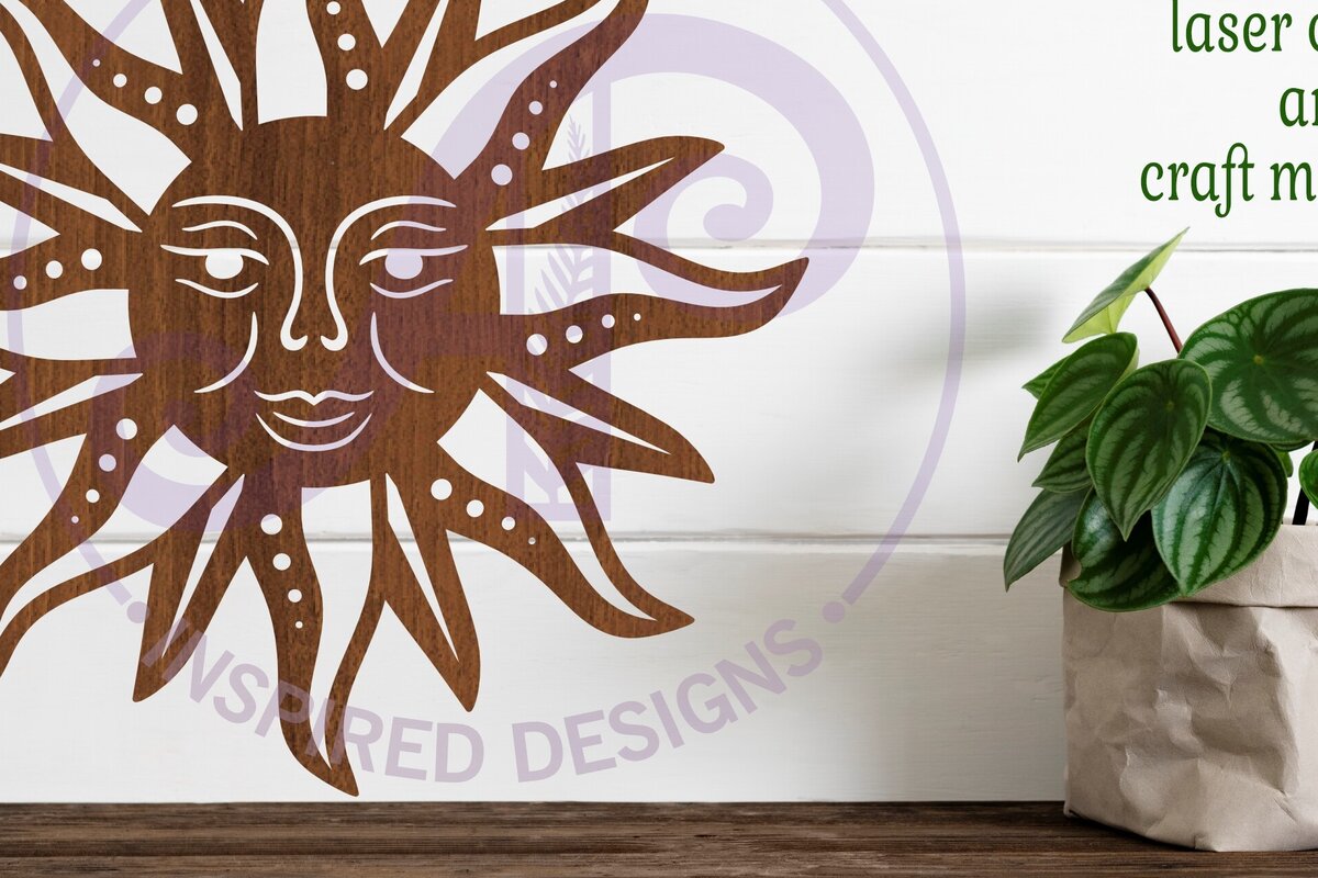 Intra απο ξύλο plywood 3mm-4mm πάχος – Επιγραφή Sun Wall Art, Αρχείο. Διάνυσμα Δίασταση  40x30 cm INTRAFABR-105602838