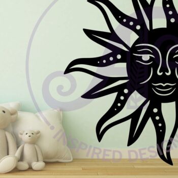 Intra απο ξύλο plywood 3mm-4mm πάχος – Επιγραφή Sun Wall Art, Αρχείο. Διάνυσμα Δίασταση 40x30 cm INTRAFABR-105602838 - Image 2