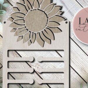 Intra απο ξύλο plywood 3mm-4mm πάχος – Sunflower Bow Holder Δίασταση  20x20 cm INTRAFABR-74745965