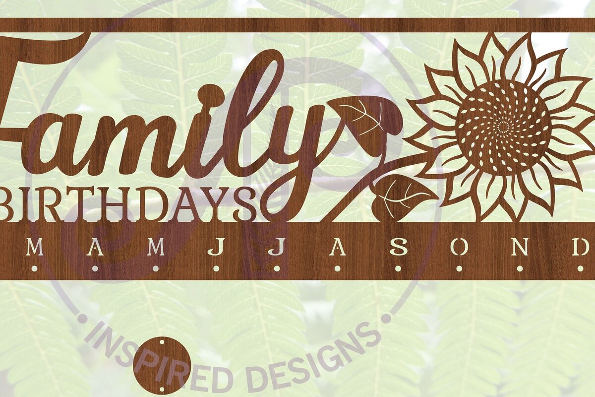 Intra απο ξύλο plywood 3mm-4mm πάχος – Σετ ημερολογίου ηλίανθου Δίασταση  20x20 cm INTRAFABR-68401779