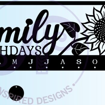 Intra απο ξύλο plywood 3mm-4mm πάχος – Σετ ημερολογίου ηλίανθου Δίασταση  20x20 cm INTRAFABR-68401779 - Image 3