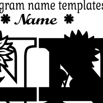 Intra απο ξύλο plywood 3mm-4mm πάχος – Μονόγραμμα Ηλίανθου κεφαλαίο Γράμμα N Δίασταση  20x20 cm INTRAFABR-75965353 - Image 2