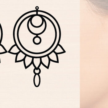 Intra απο ξύλο plywood 3mm-4mm πάχος – Σκουλαρίκια ηλίανθου Πακέτο Cut Laser Δίασταση  5x5 cm INTRAFABR-120493985 - Image 6