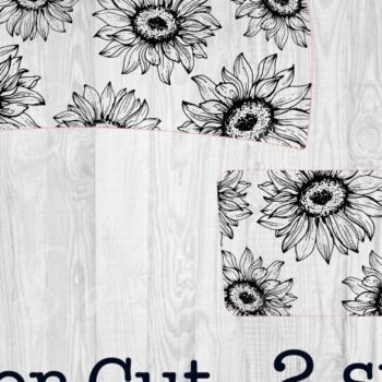 Intra απο ξύλο plywood 3mm-4mm πάχος – Κλιπ μαλλιών Sunflower Topper Δίασταση  20x20 cm INTRAFABR-79871214 - Image 1