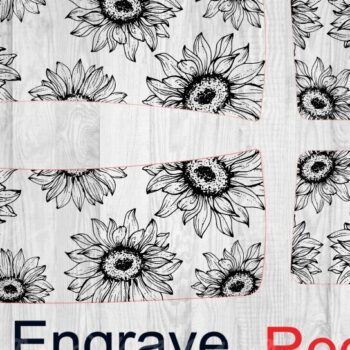 Intra απο ξύλο plywood 3mm-4mm πάχος – Κλιπ μαλλιών Sunflower Topper Δίασταση  20x20 cm INTRAFABR-79871214 - Image 2
