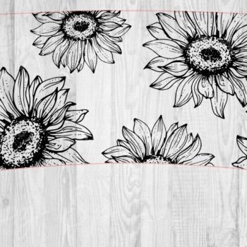 Intra απο ξύλο plywood 3mm-4mm πάχος – Κλιπ μαλλιών Sunflower Topper Δίασταση  20x20 cm INTRAFABR-79871214 - Image 3