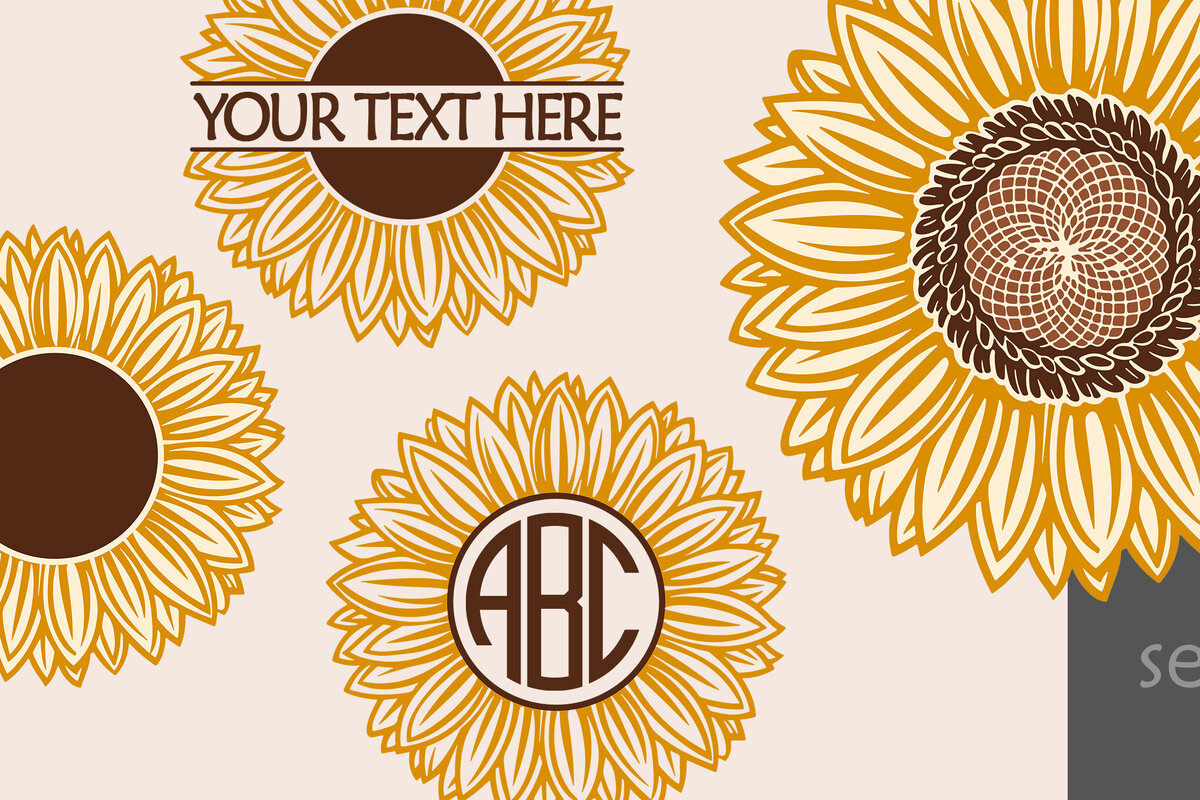 Intra απο ξύλο plywood 3mm-4mm πάχος – Πακέτο Μονόγραμμα Ηλίανθου Δίασταση  20x20 cm INTRAFABR-100390244