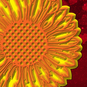 Intra απο ξύλο plywood 3mm-4mm πάχος – Sunflower Multi-layer Design Bundle Δίασταση 40x30 cm INTRAFABR-23480216 - Image 4