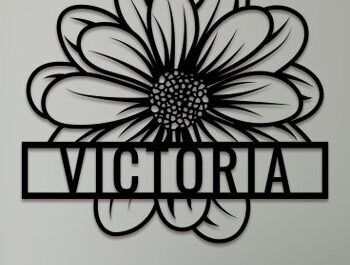 Intra απο ξύλο plywood 3mm-4mm πάχος – Πινακίδα ονόματος Sunflower Πακέτο Cut Laser Δίασταση  20x20 cm INTRAFABR-99688869 - Image 5