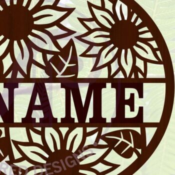 Intra απο ξύλο plywood 3mm-4mm πάχος – Sunflower Name Δίασταση  20x20 cm INTRAFABR-67496439 - Image 1